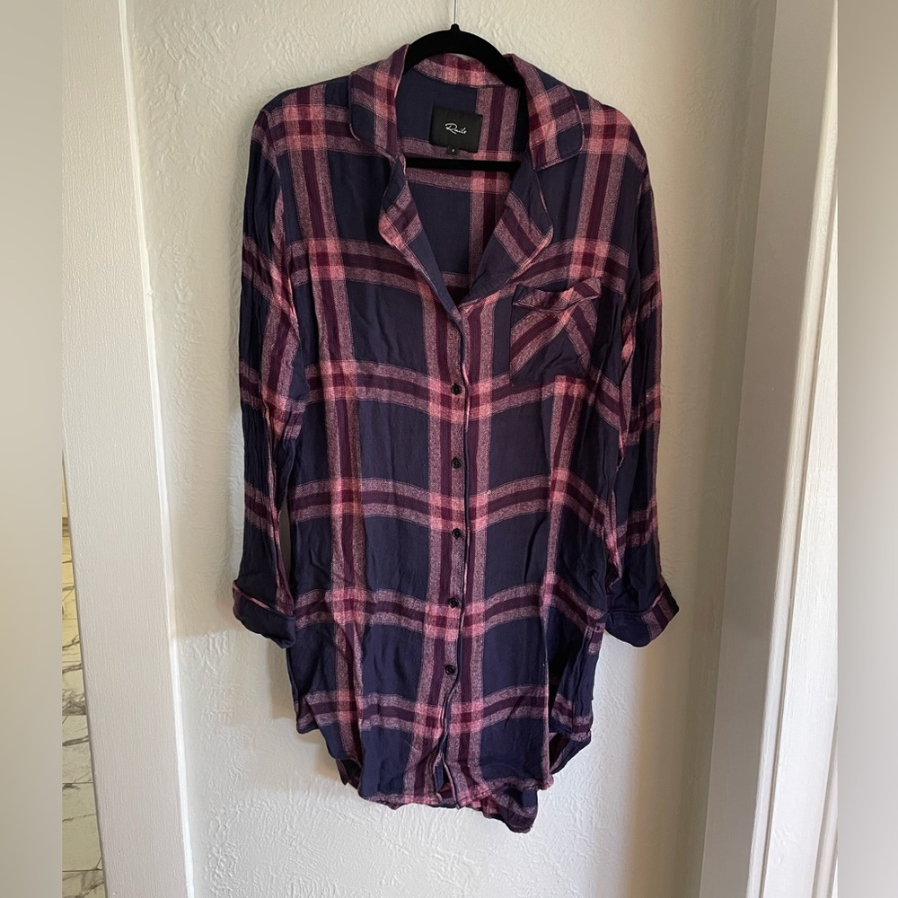 Rails Plaid Shirt Dress